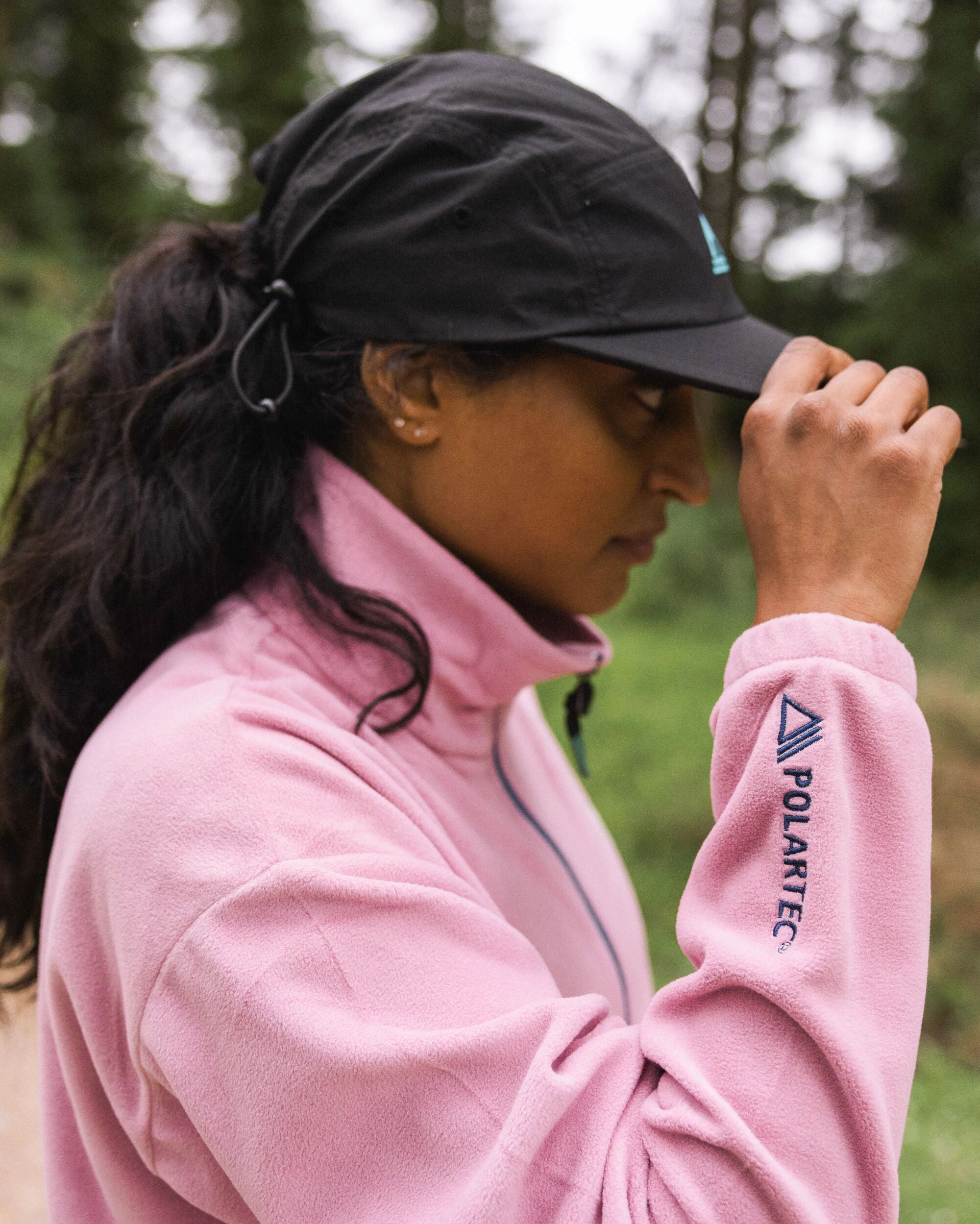 Ayla Recycled Micro Polartec® Fleece - Pink Haze - Lifestyle