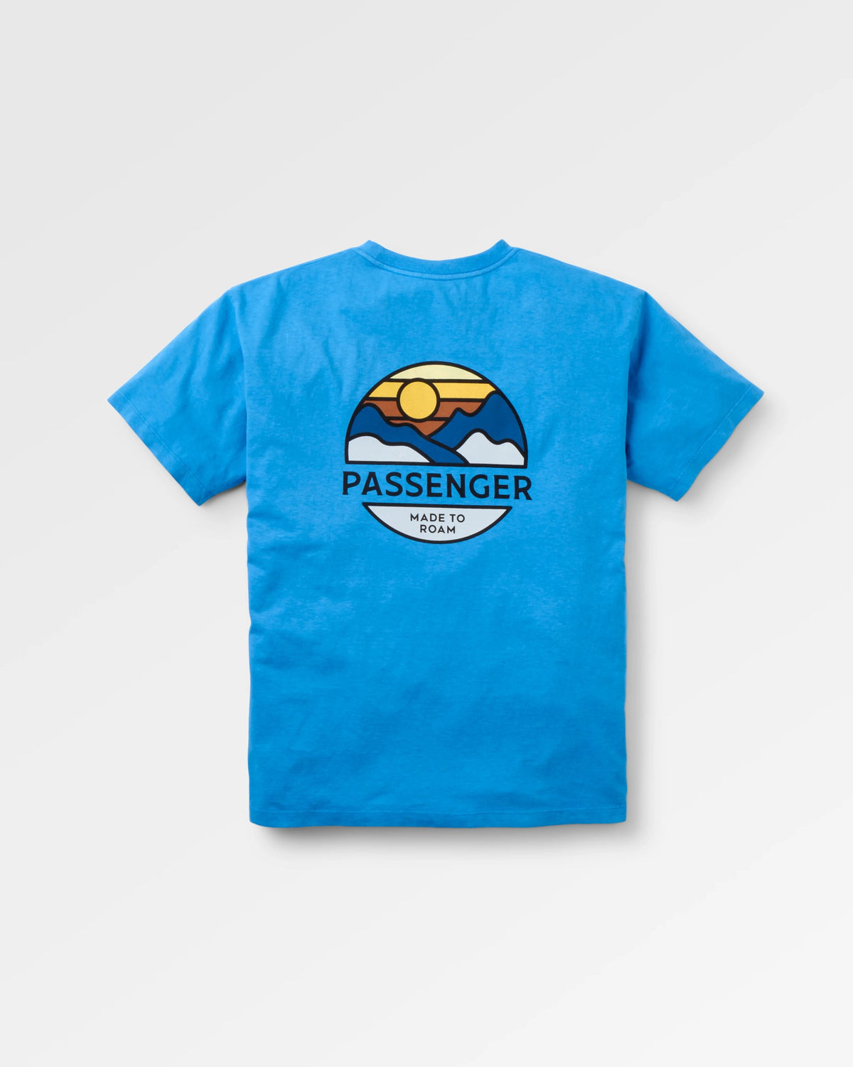 Laidback Relaxed Fit T-Shirt - Marine Blue - Flatlay