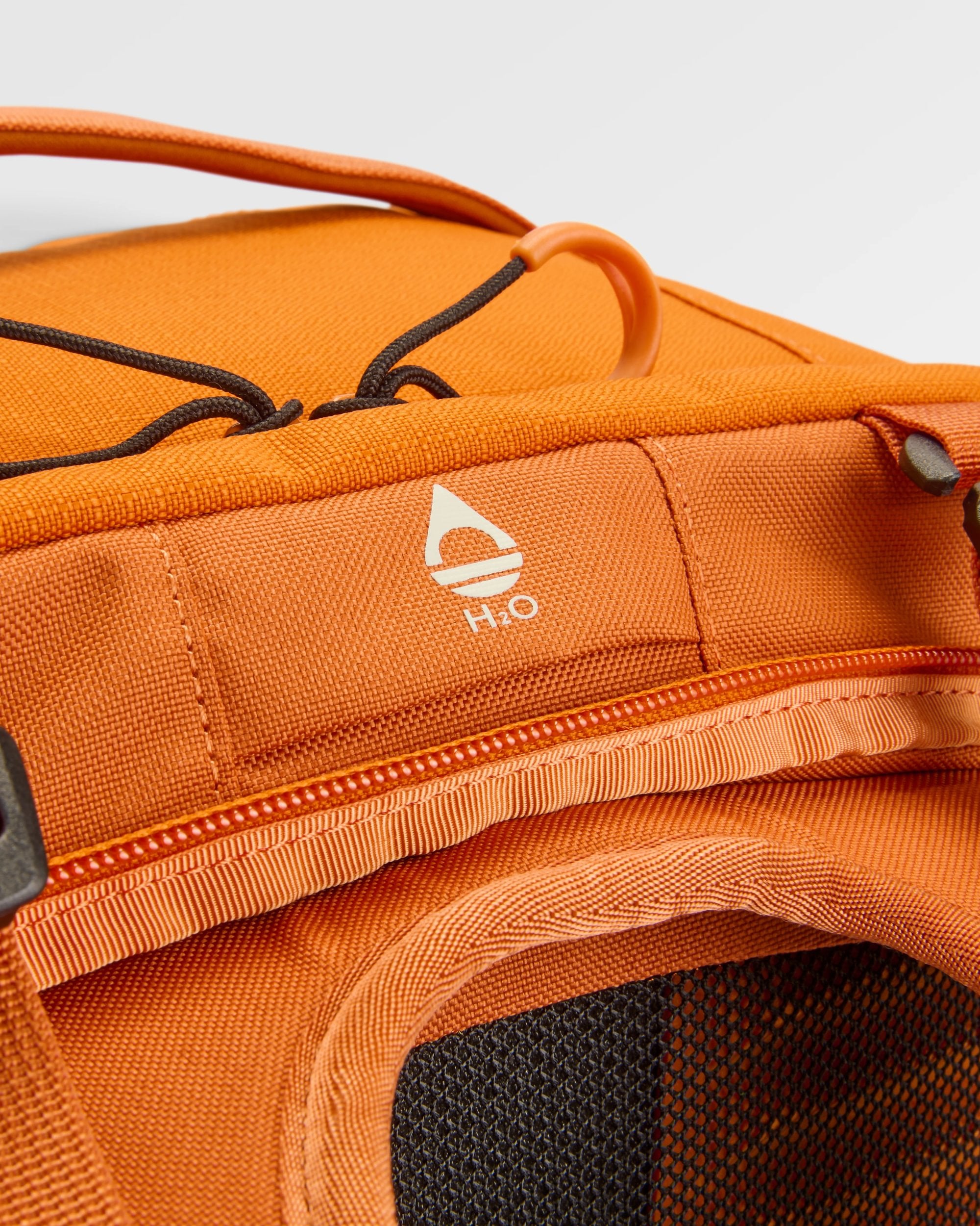 Atlas Recycled Backpack Duffel - Sunrise Orange - Flatlay