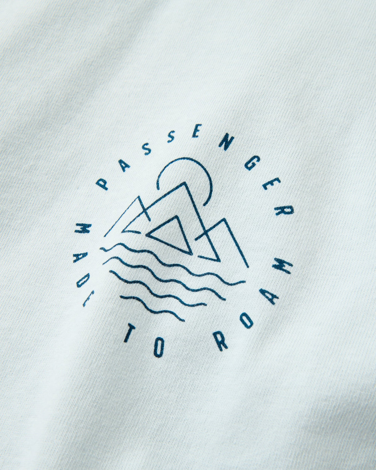 Escapism LS T-Shirt - Grey Blue - Flatlay