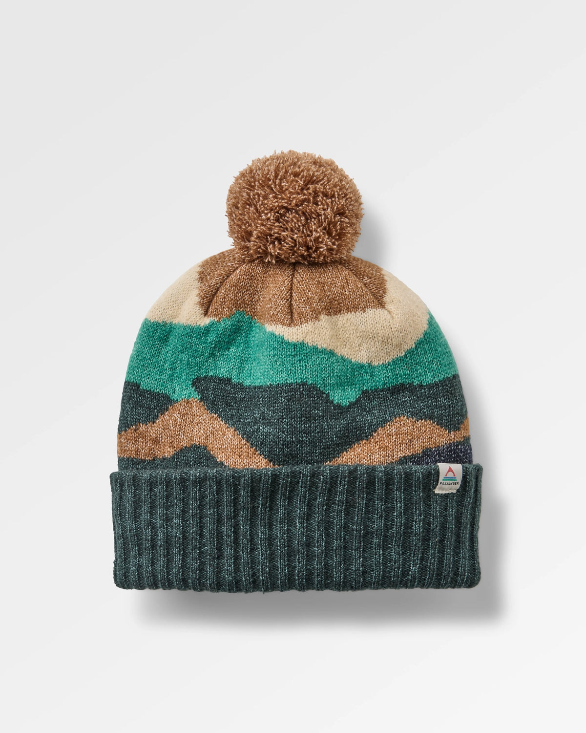 Scenic Bobble Beanie - Scenic Oat - Flatlay