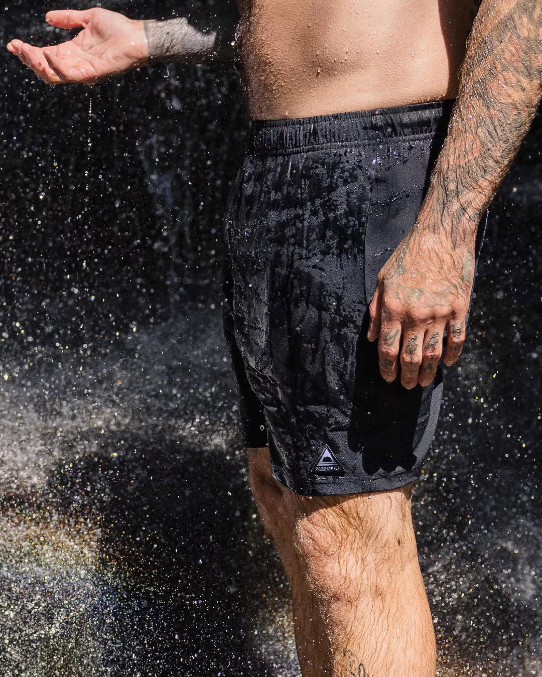 Porto Recycled All Purpose Swim Short - Black - Lifestyle