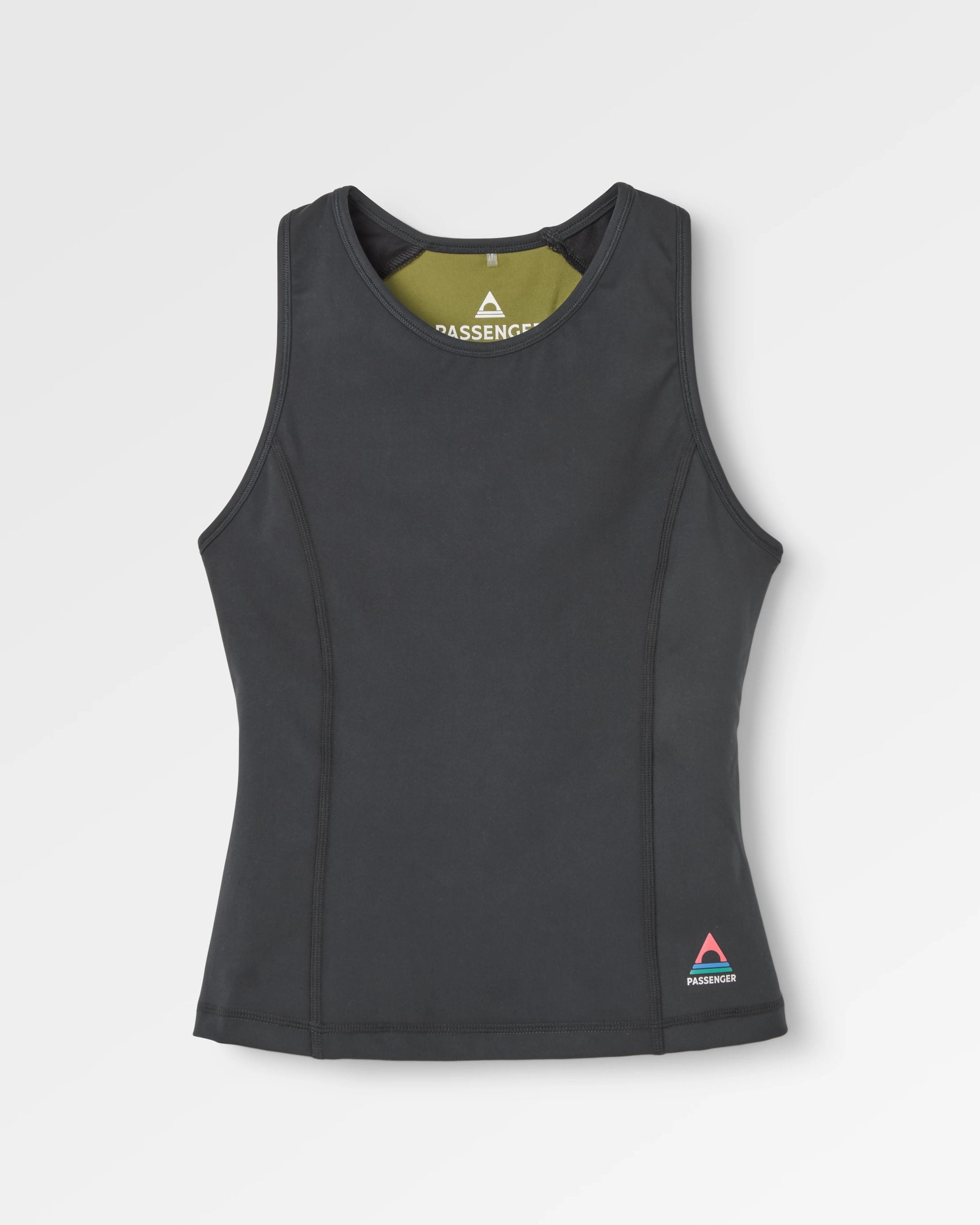 Solscape Active Vest - Black/Clover - Flatlay