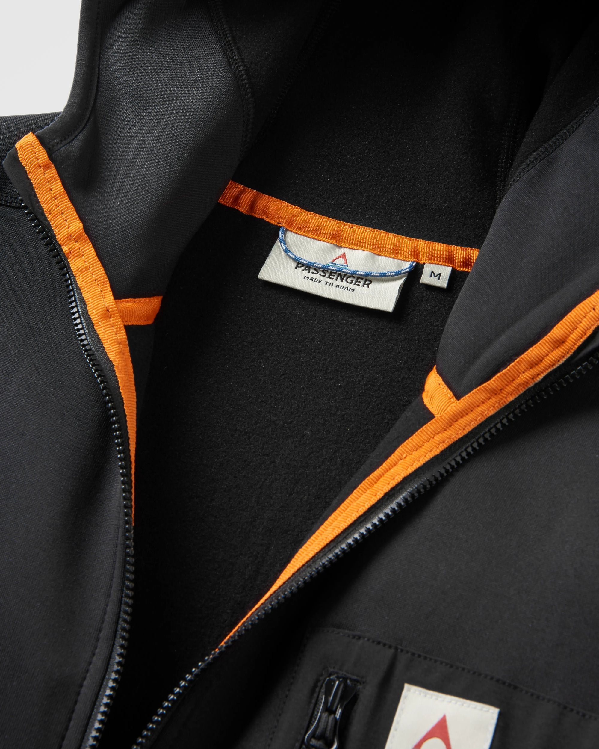 Solitude Recycled Polartec® Fleece Hoodie - Black - Flatlay