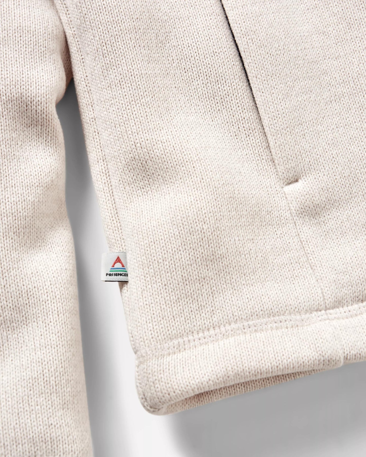 Men's Incline Recycled Polartec® Fleece - Vintage White - Flatlay