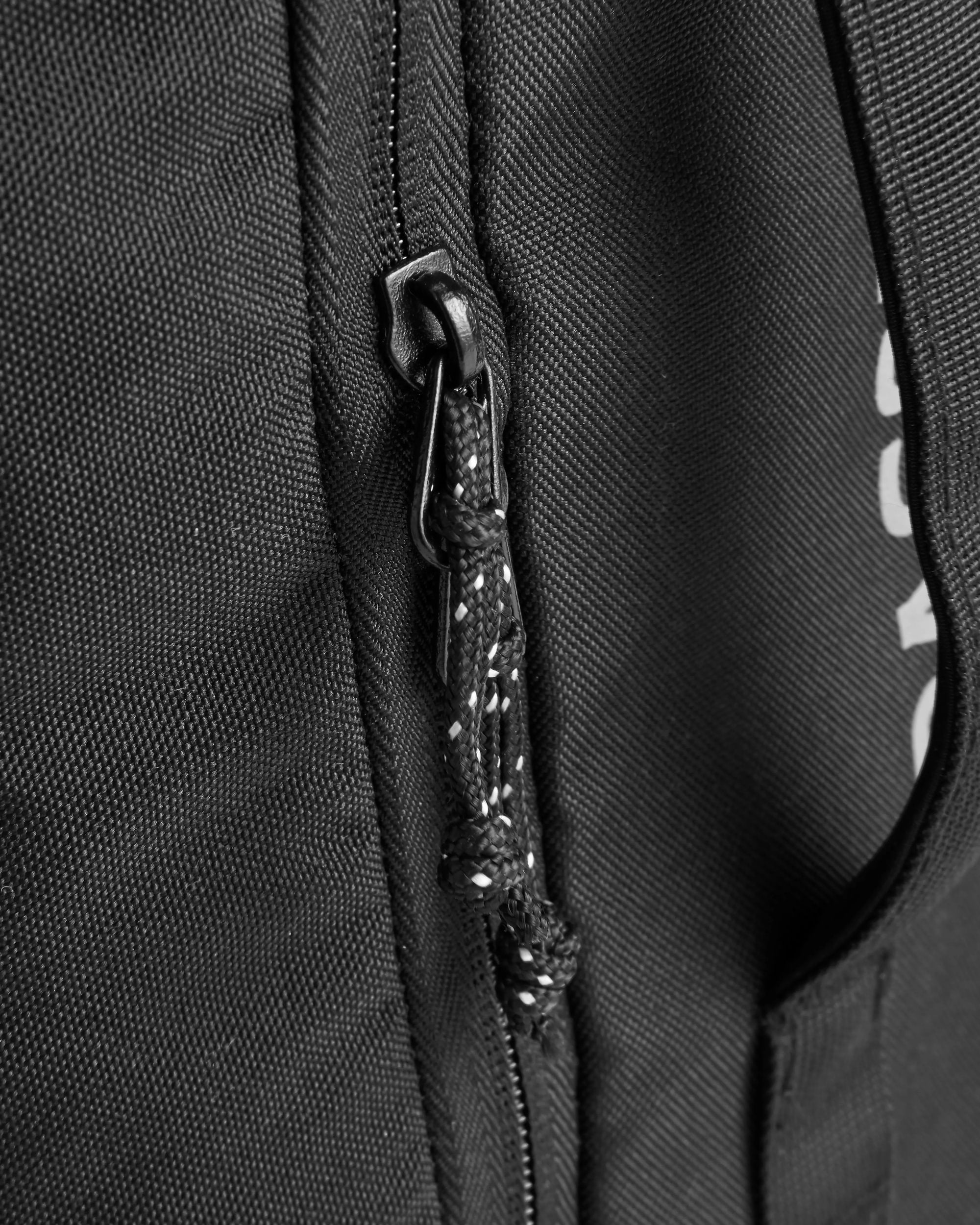 Stratos Duffel Backpack - Black - Flatlay