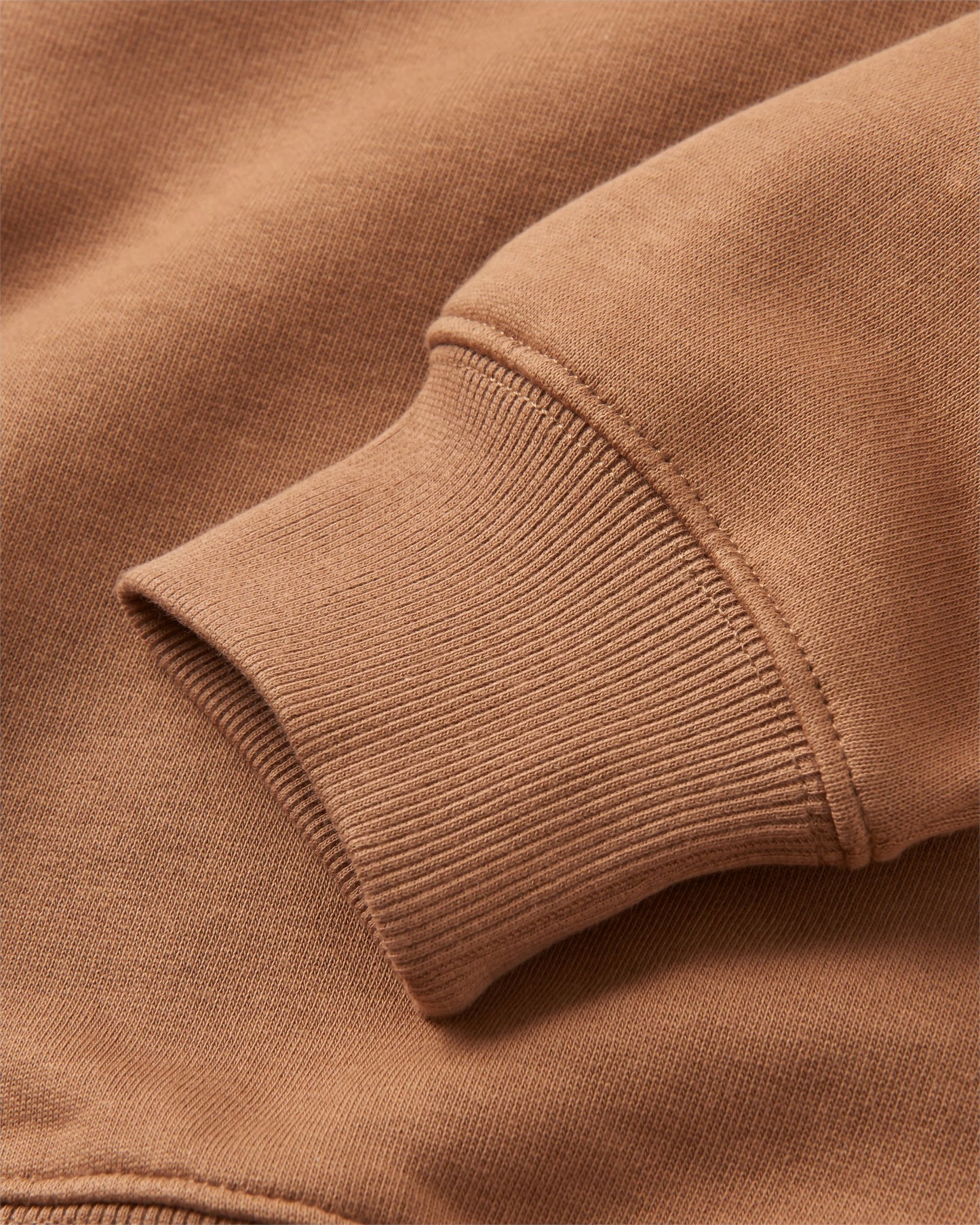 Vita Organic Cotton Sweatshirt - Toffee - Flatlay