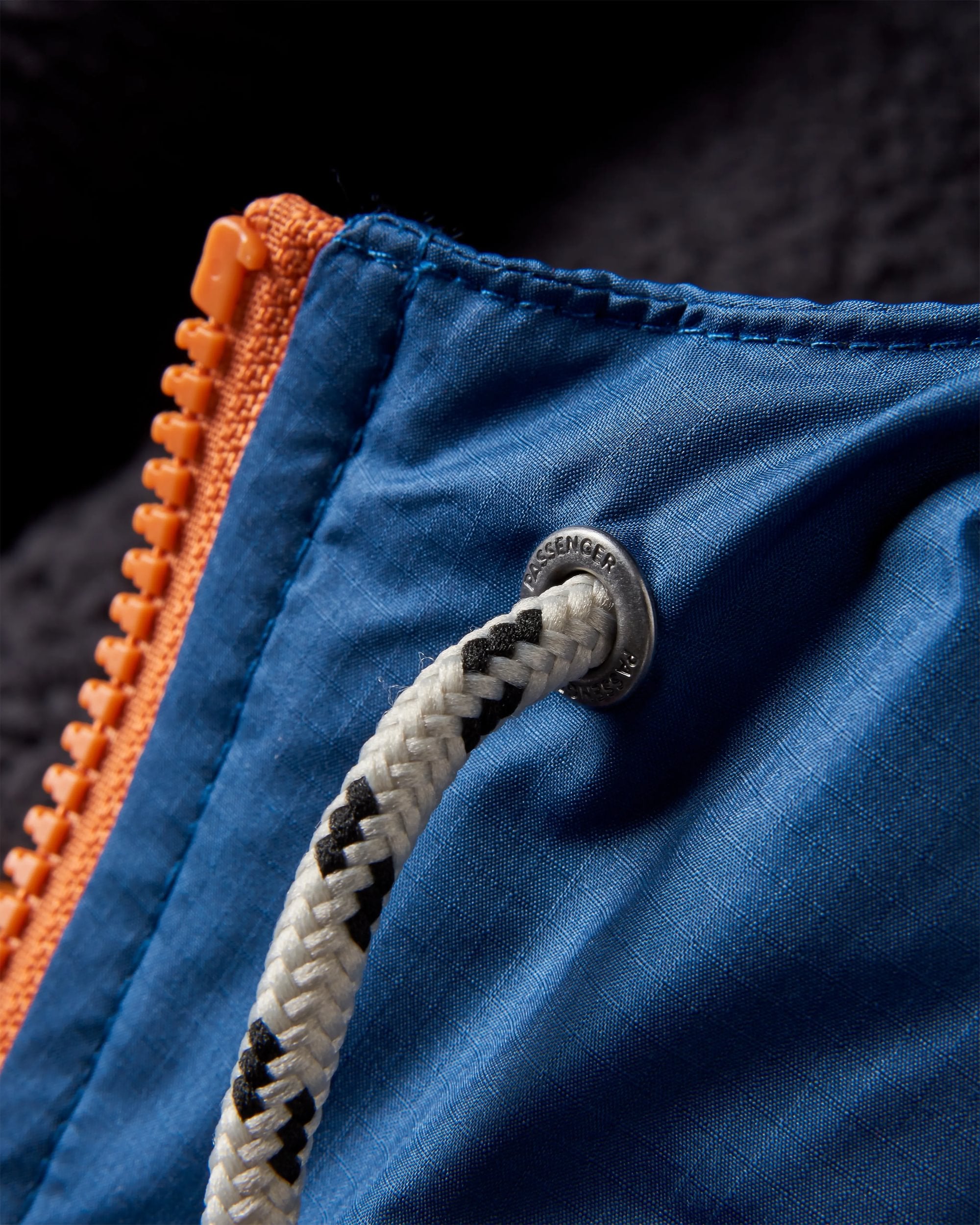 Waves Recycled Sherpa Lined Changing Robe - Dark Denim/ Deep Navy - Flatlay