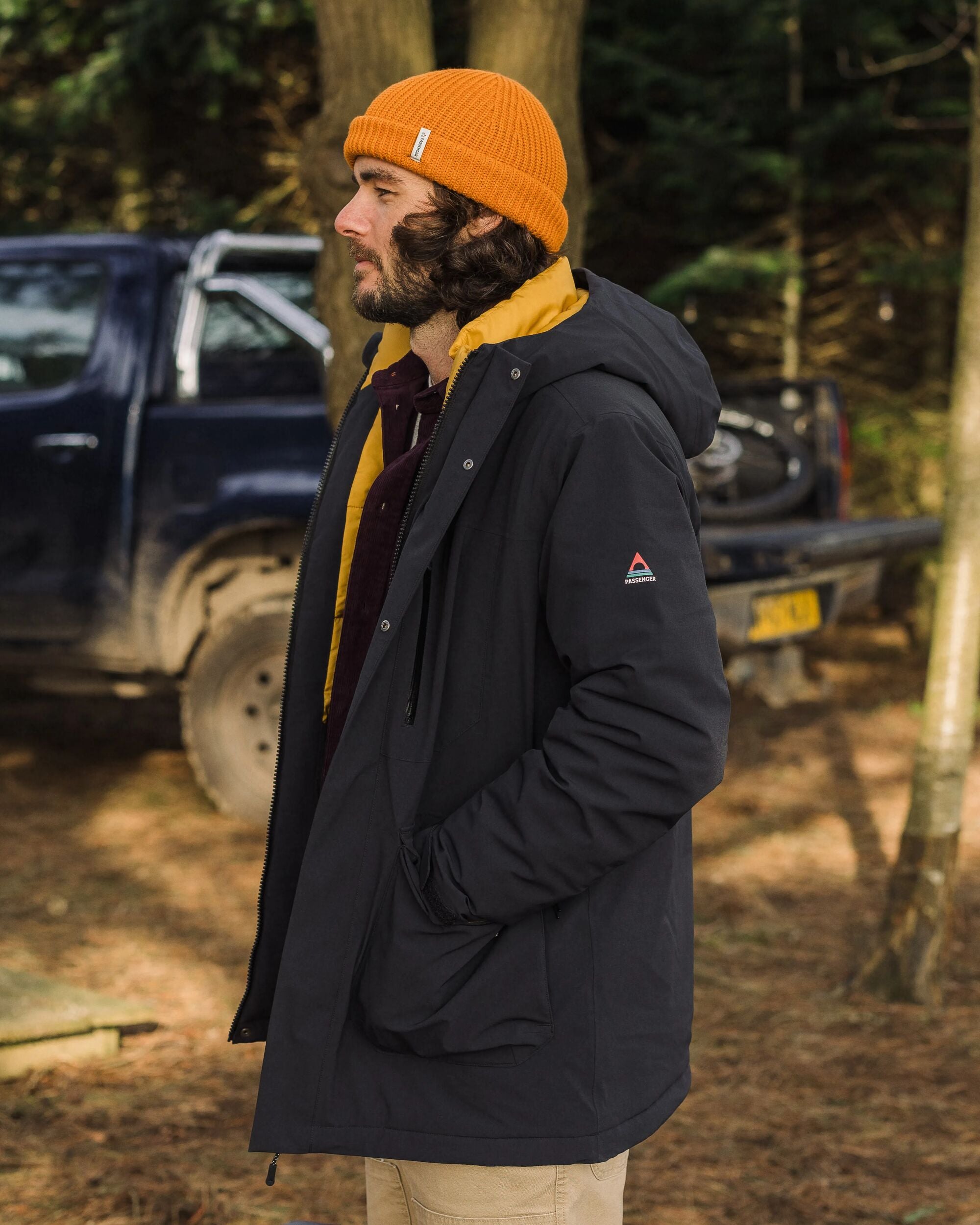 Rainier Waterproof Parka - Black - Lifestyle