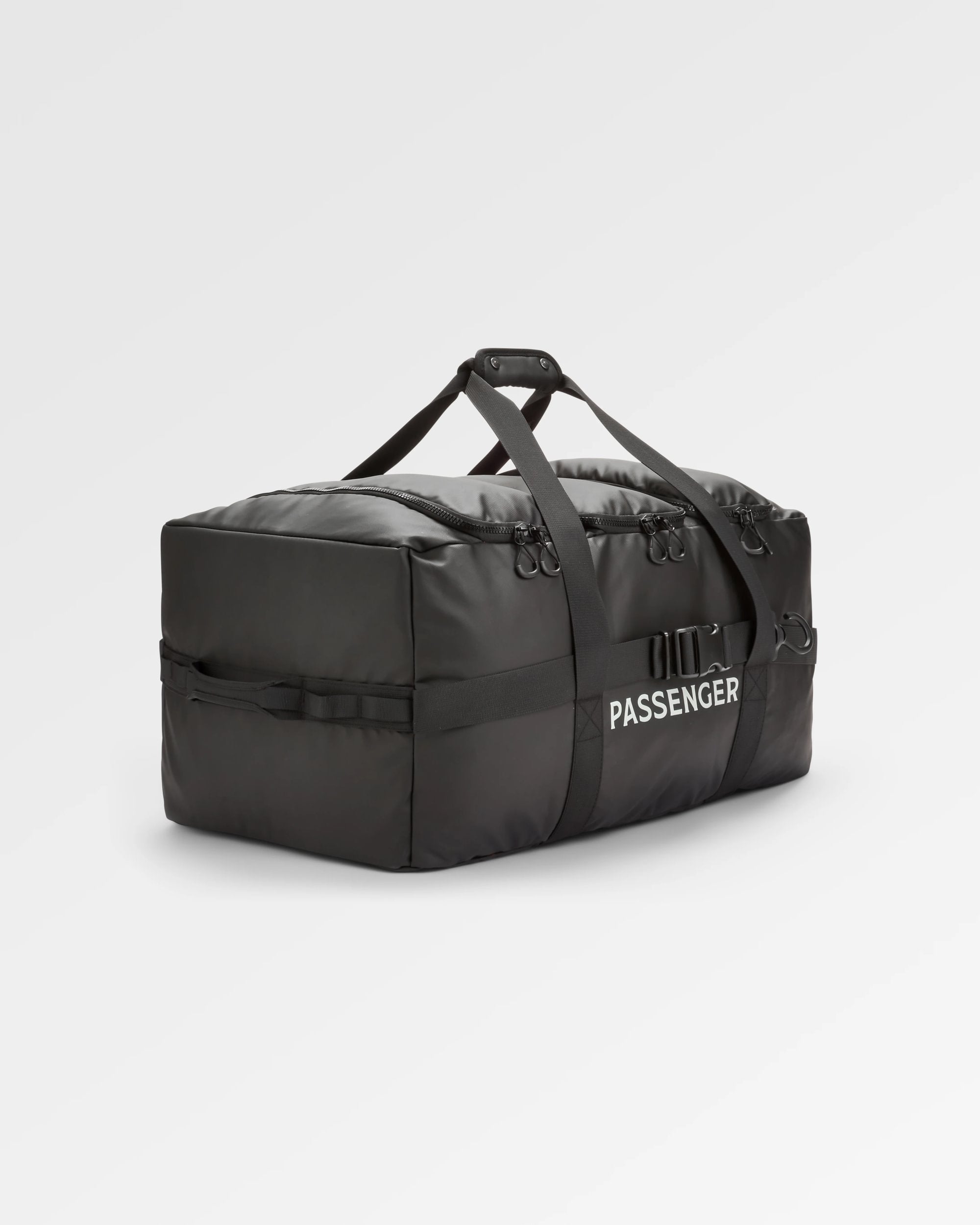 Vandrobe Recycled Duffel - Black - Flatlay