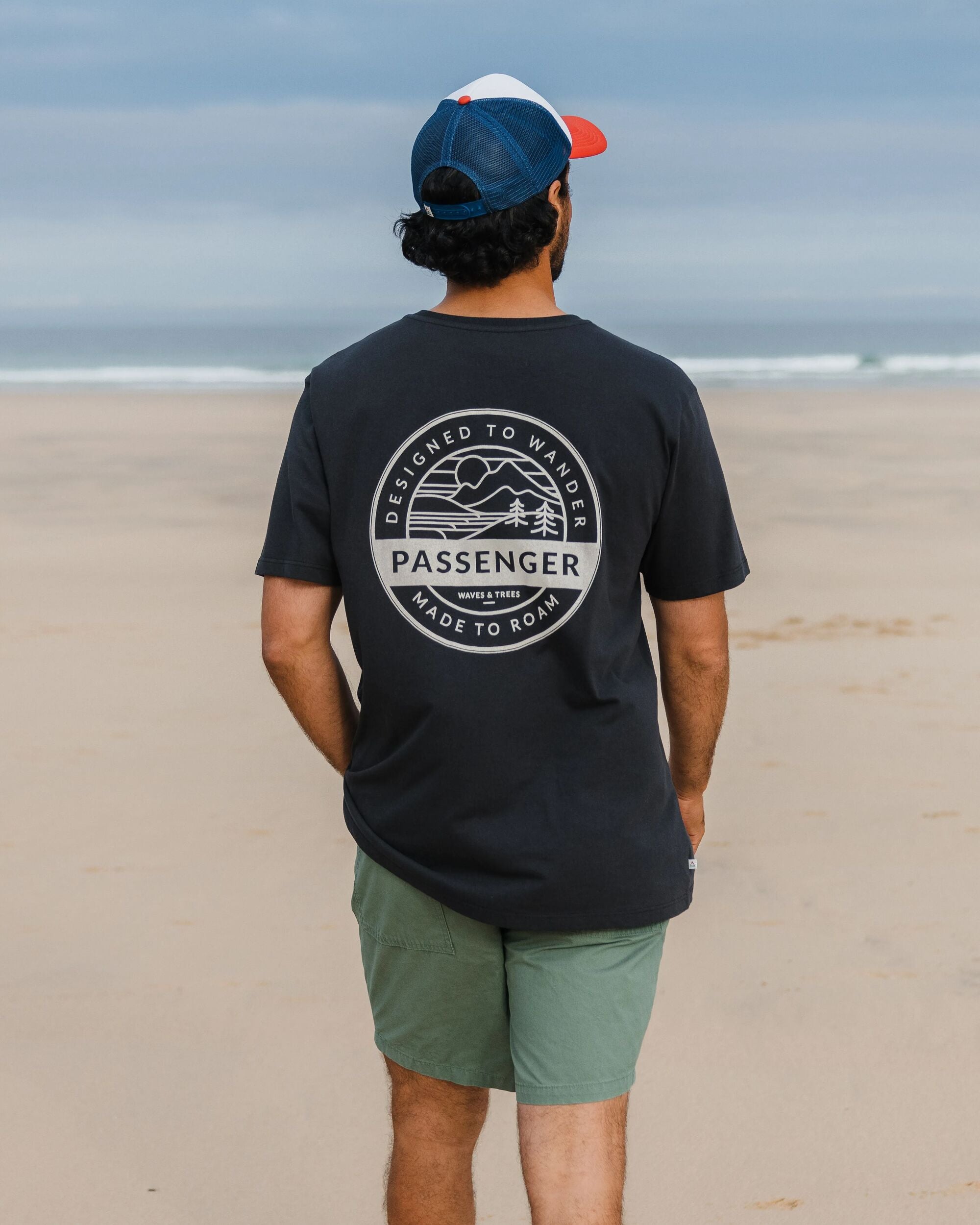 Odyssey Recycled Cotton T-Shirt - Black - Lifestyle