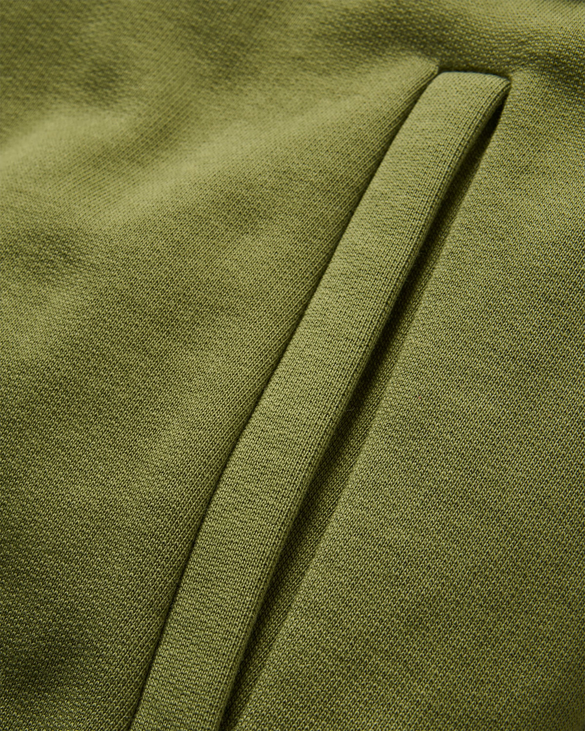 Wildedge Recycled Cotton Sweatshirt - Khaki - Flatlay