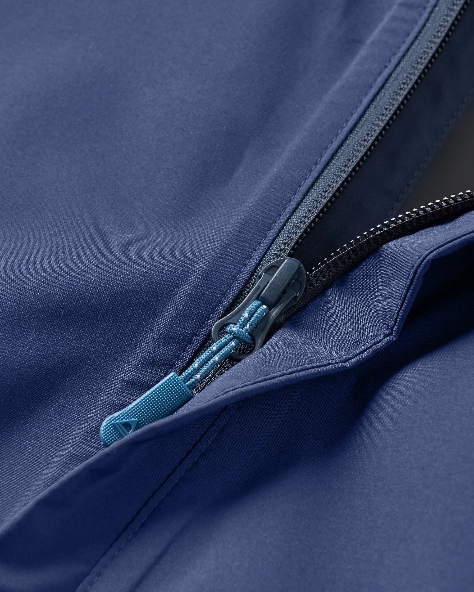 Downpour Recycled Waterproof Jacket - Rich Navy - Flatlay