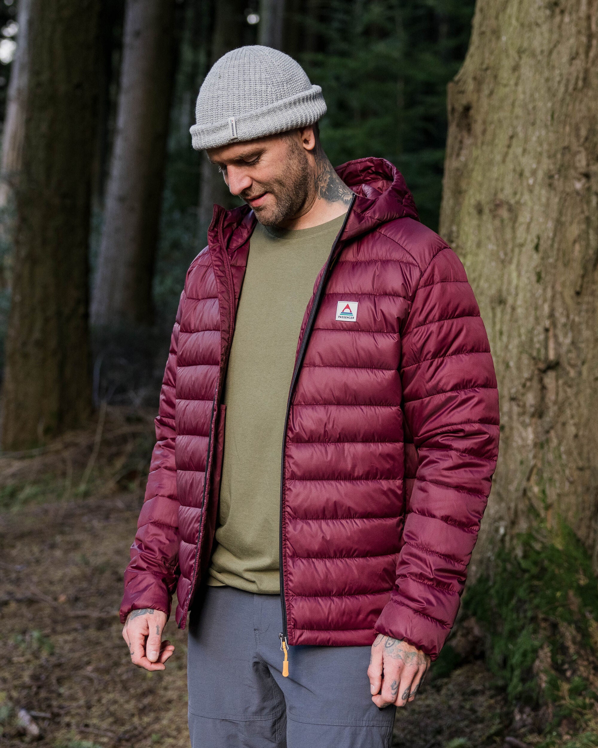 Roamer Recycled 2.0 Insulated Jacket - Wine - Lifestyle