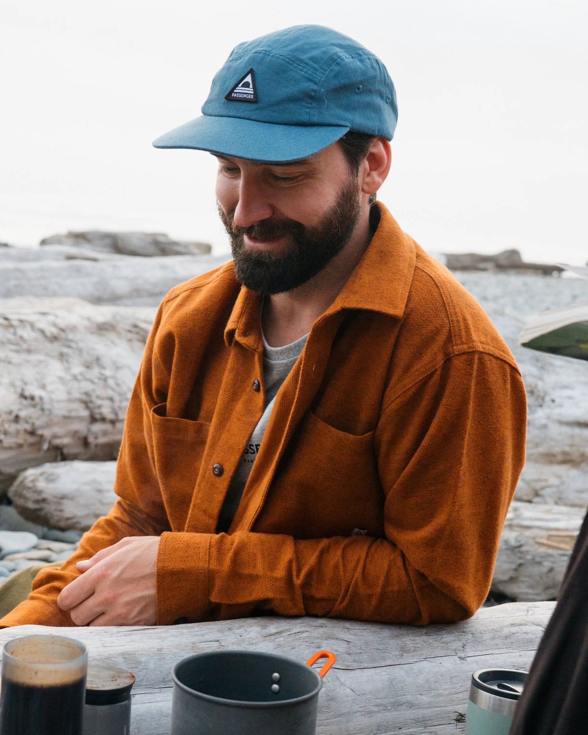 Backcountry Flannel Shirt - Retro Orange - Lifestyle