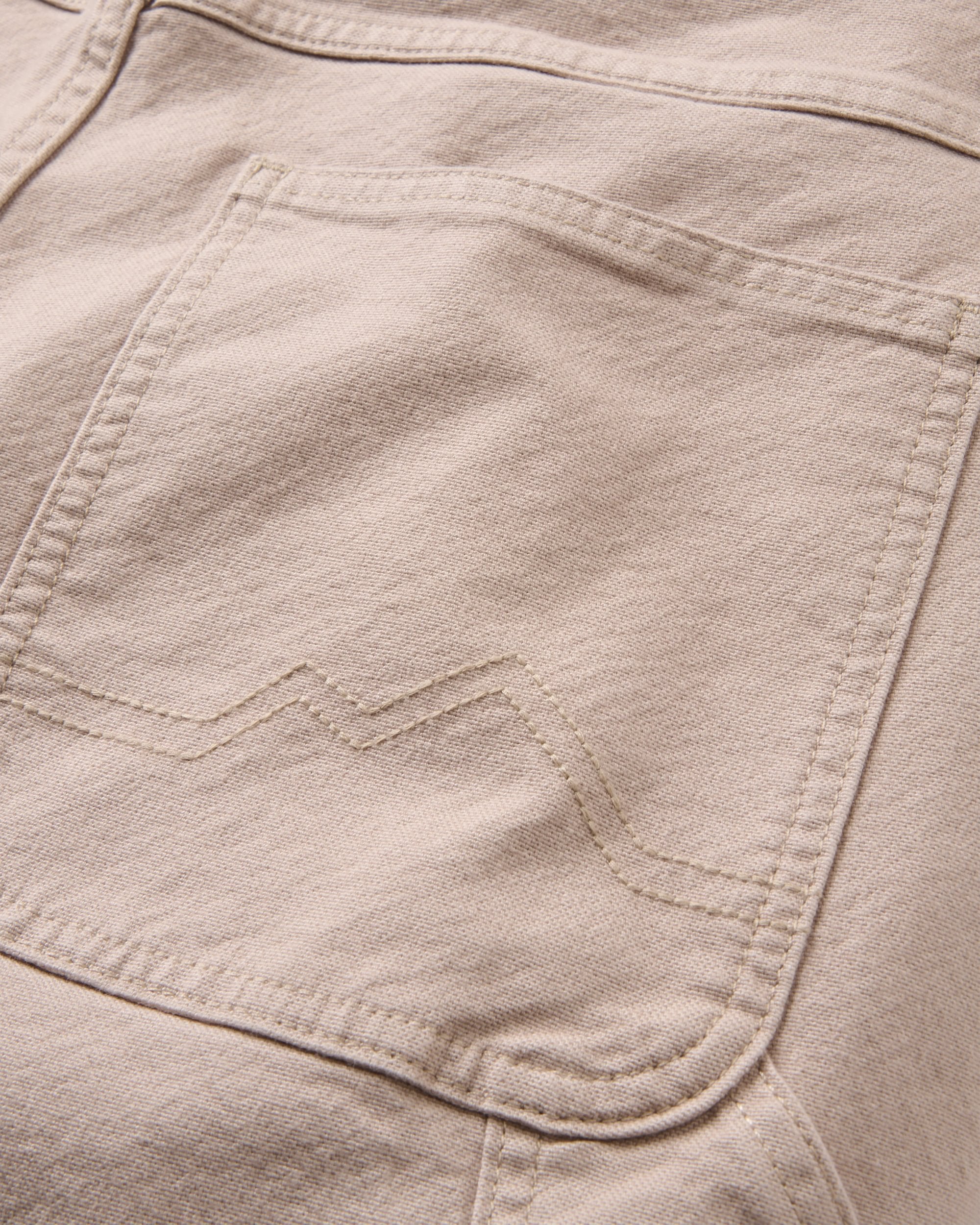Vantage Organic Cotton Canvas Short - Simply Taupe - Flatlay