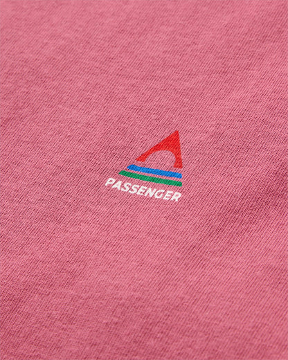 Classic T-Shirt - Maroon - Flatlay