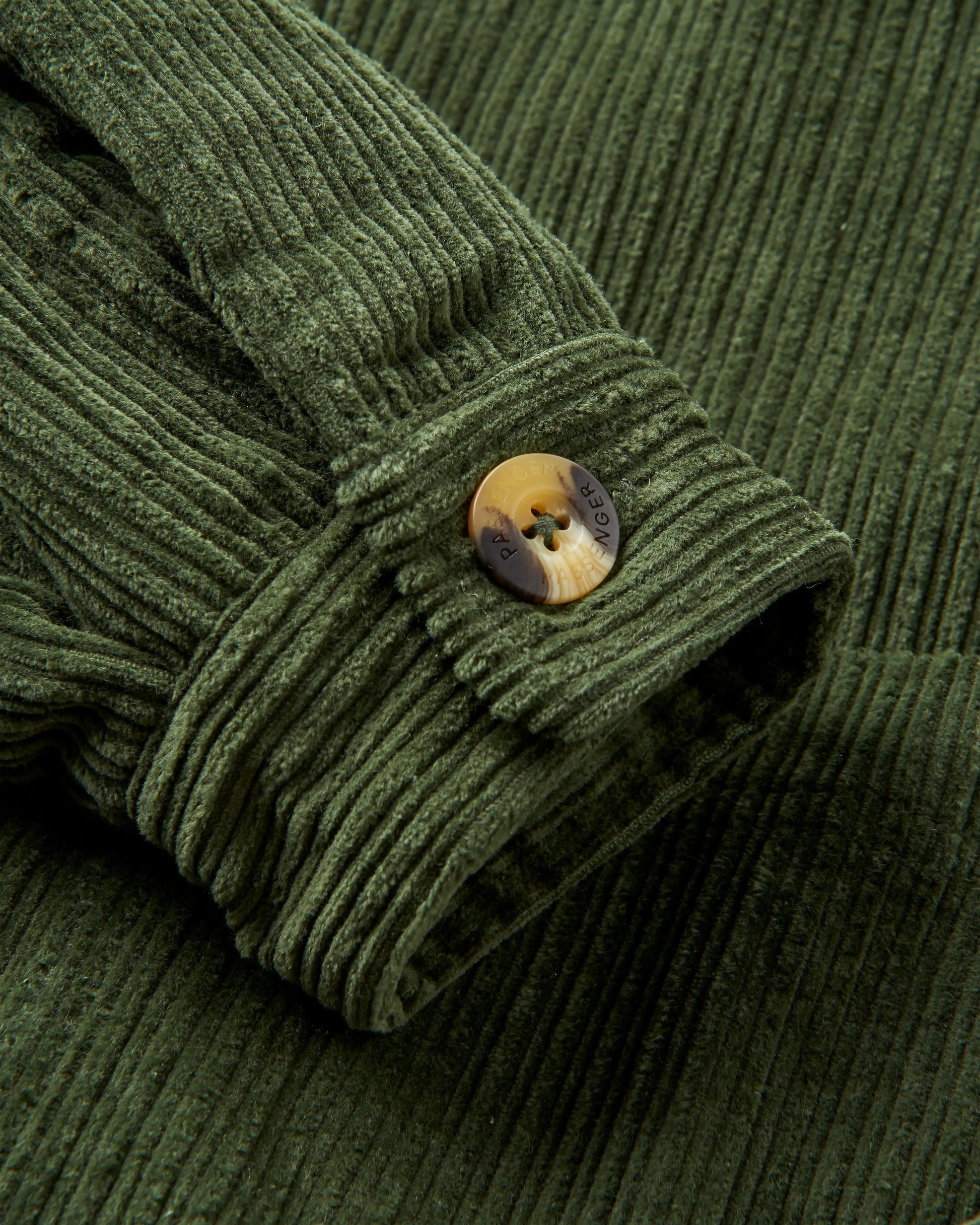 Flint Corduroy Overshirt - Fir Tree