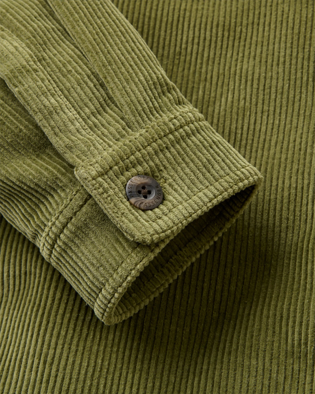 Backcountry Heavyweight Cord Overshirt - Khaki - Flatlay