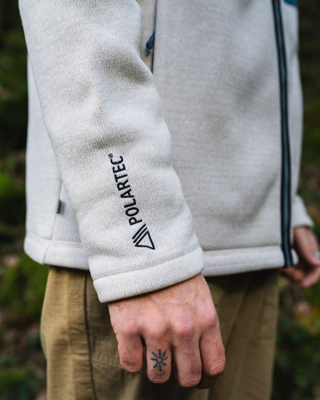 Men's Incline Recycled Polartec® Fleece - Vintage White - Lifestyle - Male