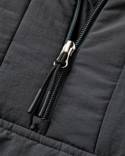 Oceanic Insulated Anorak - Faded Black - Flatlay