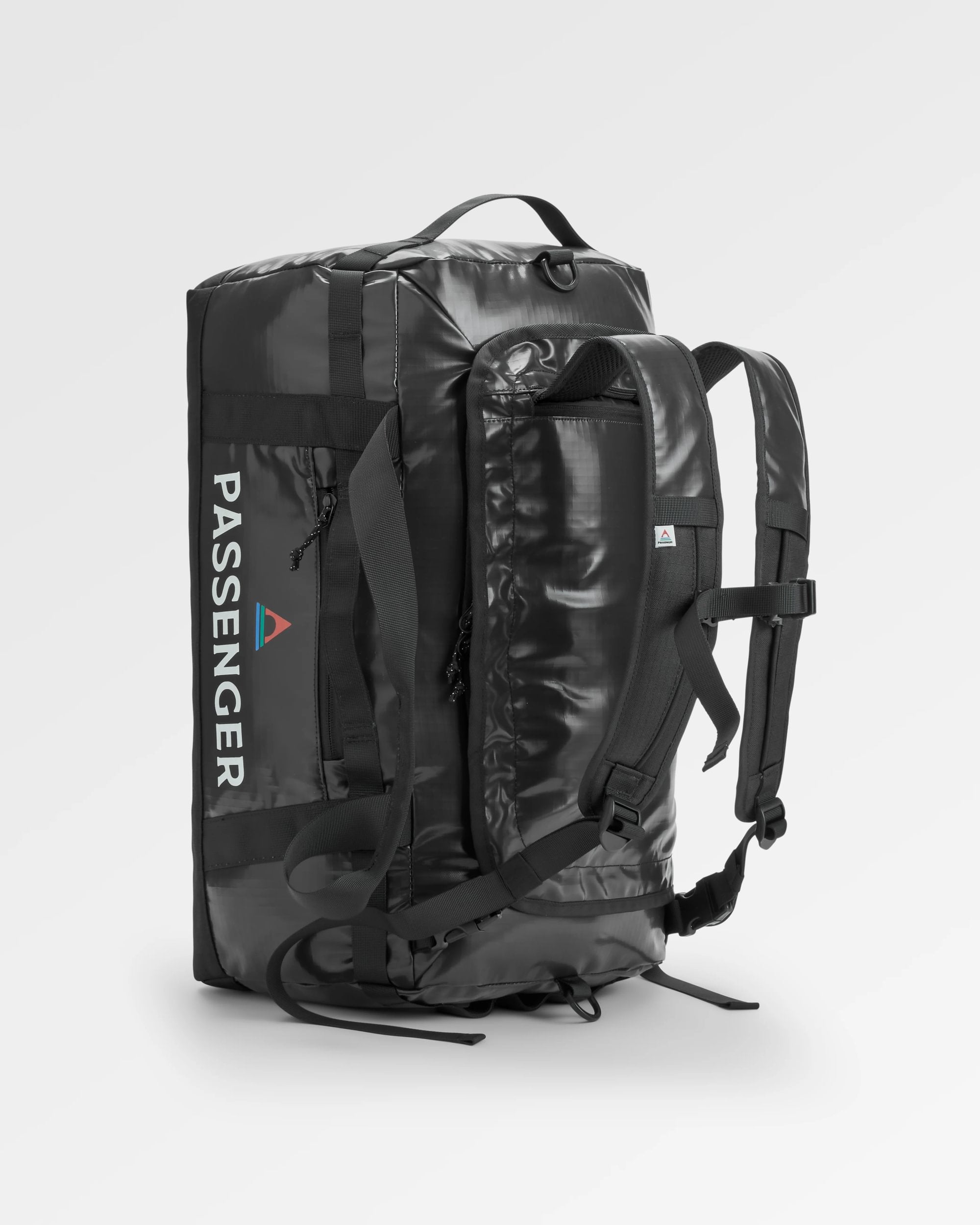 Roamer Recycled 40L Duffel Bag - Phantom Black - Flatlay