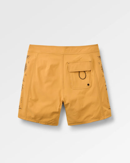 Rialto Boardshort - Spruce Yellow - Flatlay