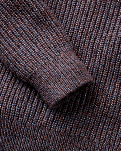 Fog Knitted Jumper - Charcoal - Flatlay