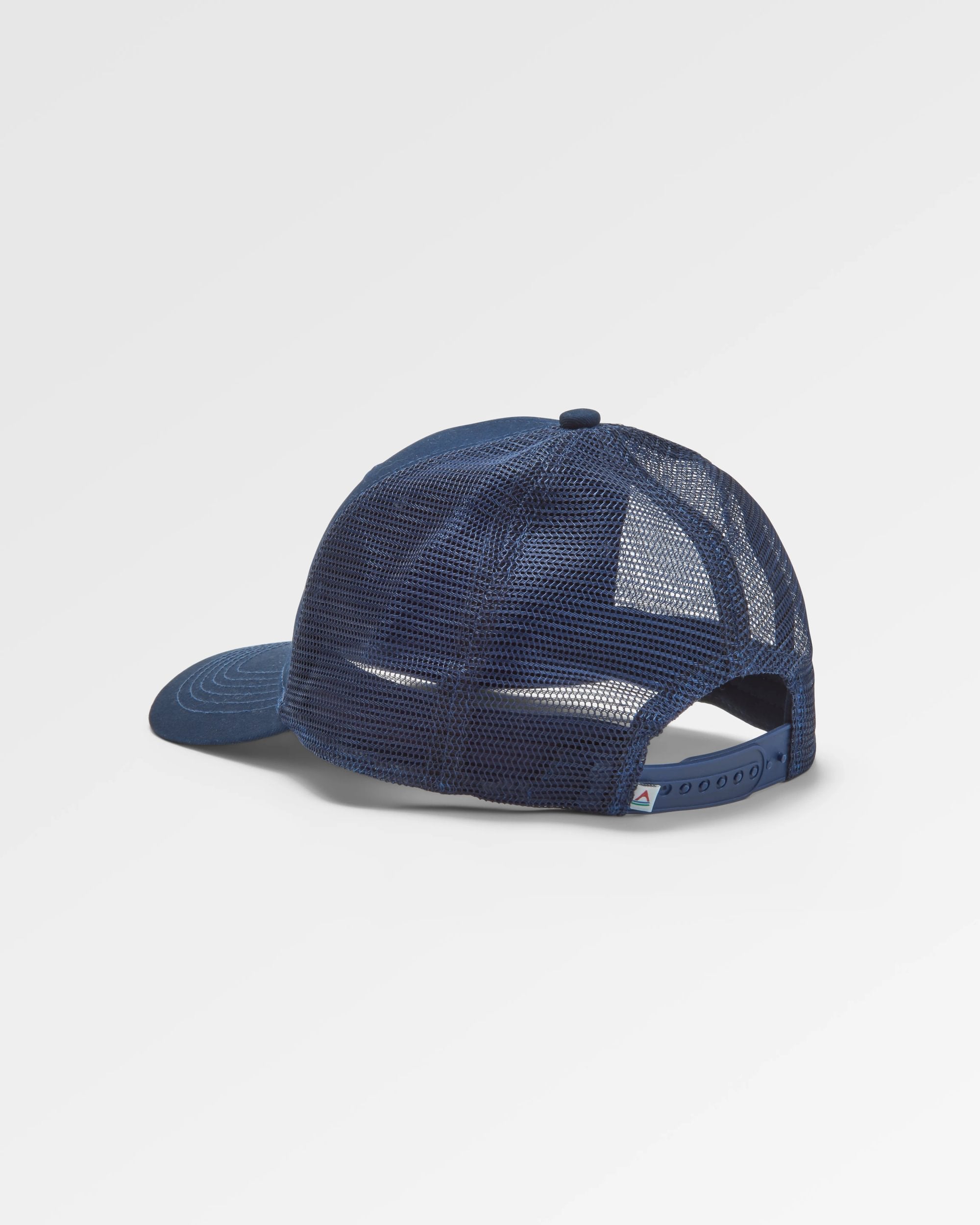 Passenger Recycled Cotton Trucker Cap - Rich Navy - Flatlay