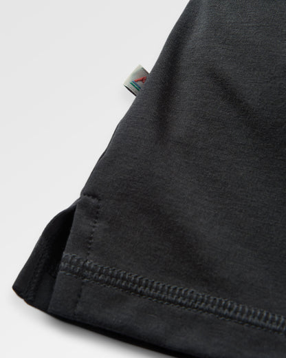 Roamer Men's Recycled Active T-Shirt - Black - Flatlay