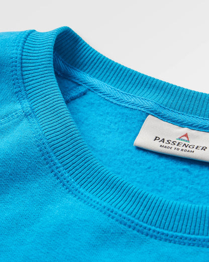 Sunburst Recycled Sweatshirt - Blue Pool