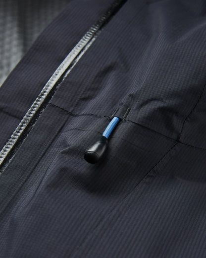Trailscape Lite Men's Recycled Waterproof Jacket - Black - Flatlay