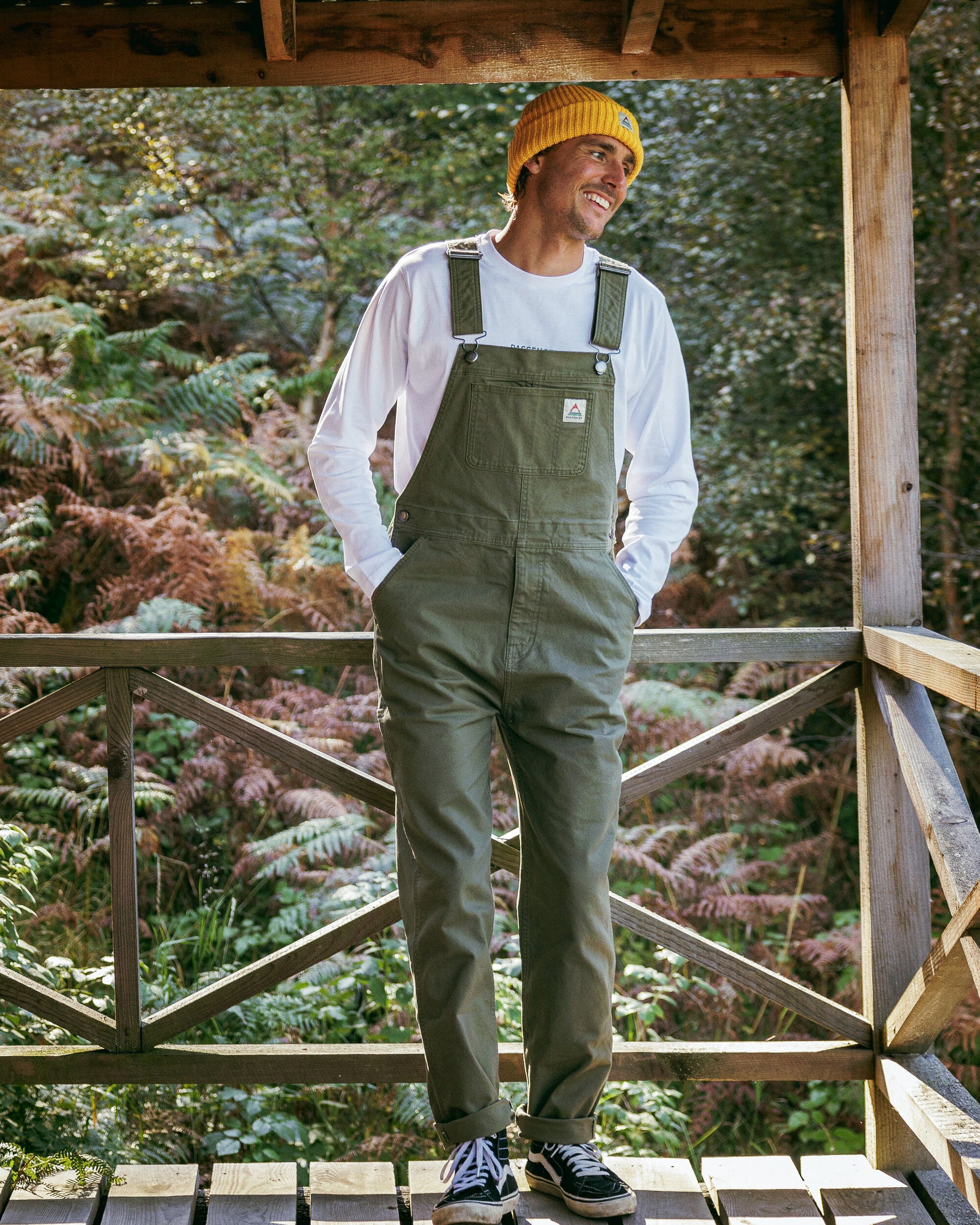 Vantage 2.0 Organic Cotton Dungaree - Khaki - Lifestyle