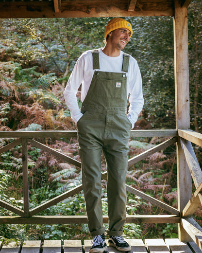 Vantage 2.0 Organic Cotton Dungaree - Khaki - Lifestyle