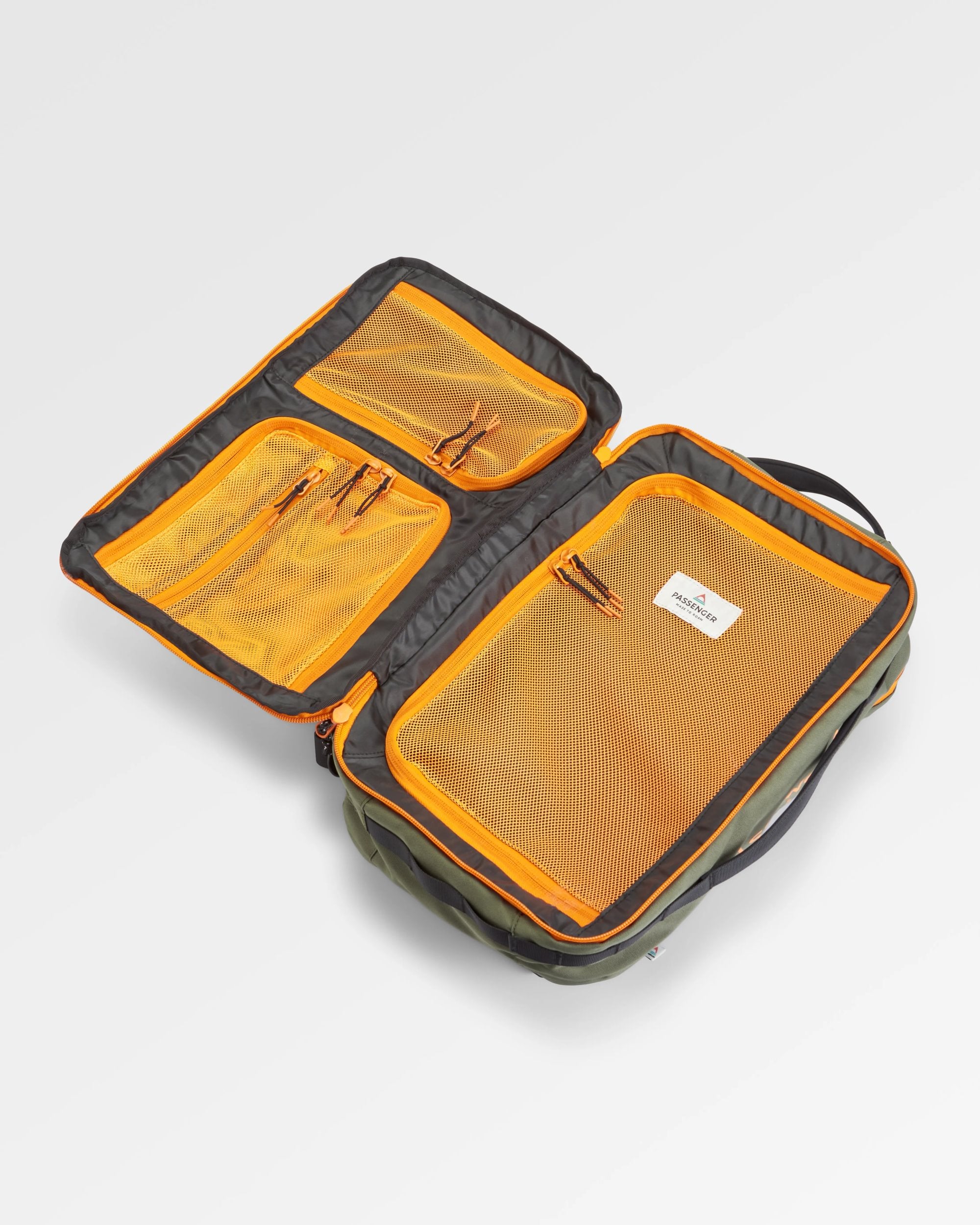 Stratos Duffel Backpack - Khaki - Flatlay