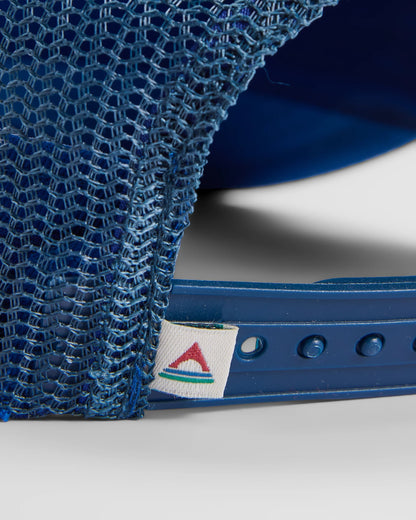 Midtown Trucker Cap - Blue Navy - Flatlay