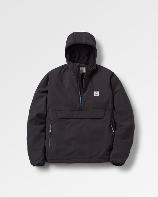 Ocean Recycled Softshell Jacket - Black - Flatlay