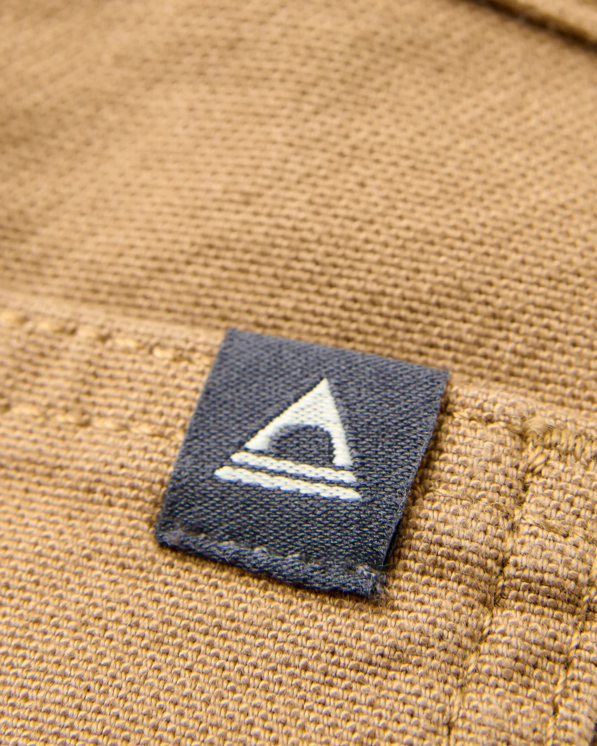 Vantage Lined Cotton Canvas Trouser - Caramel - Flatlay