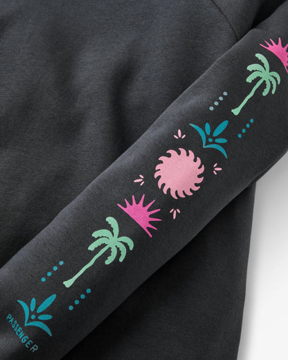 Stack Sweatshirt - Faded Black - Flatlay