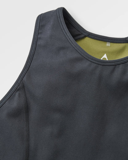 Solscape Active Vest  - Black/Clover - Flatlay