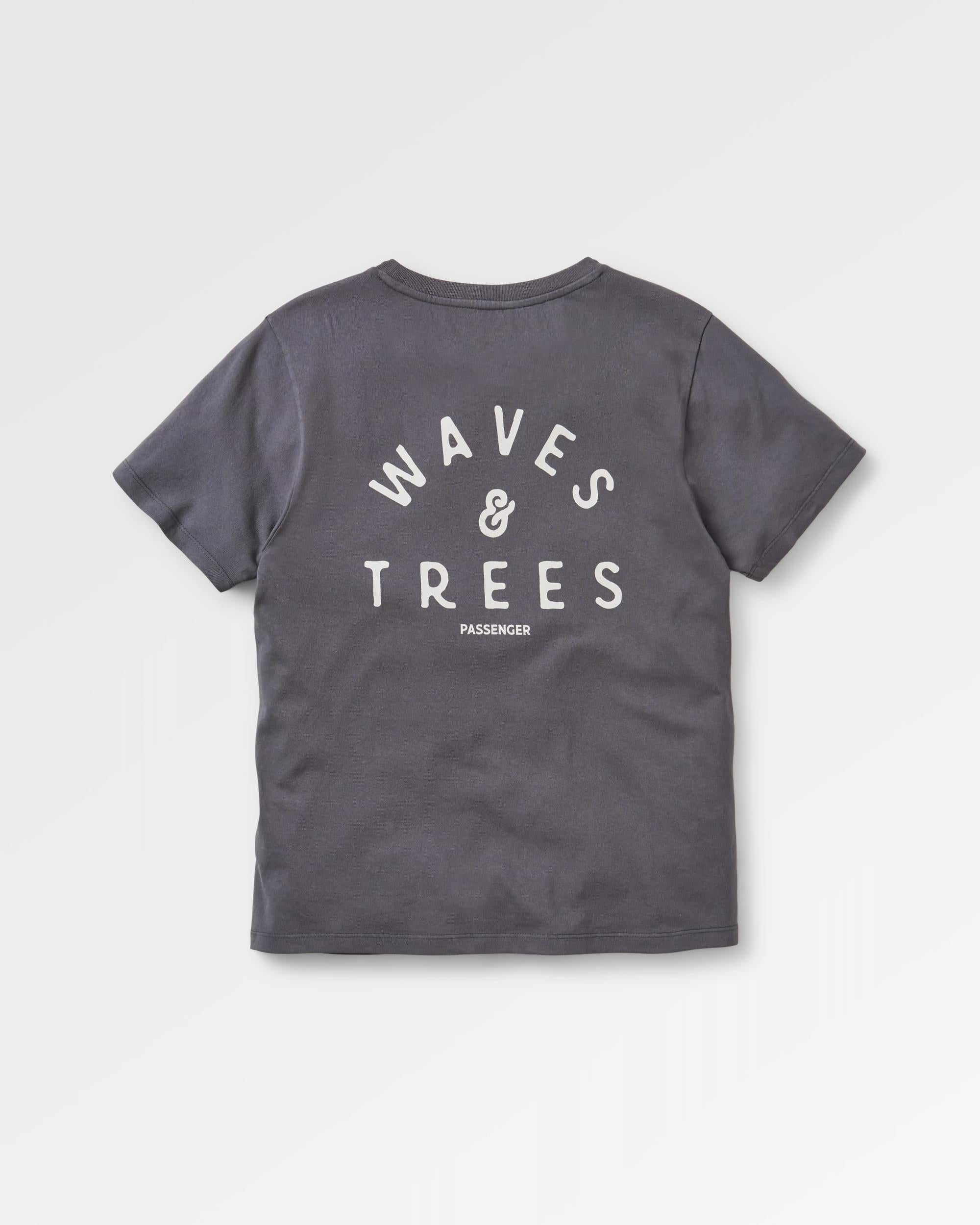 Penida T-Shirt - Charcoal - Flatlay