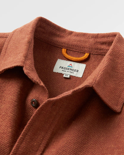 Backcountry Flannel Shirt - Cappuccino/Dusty Ochre