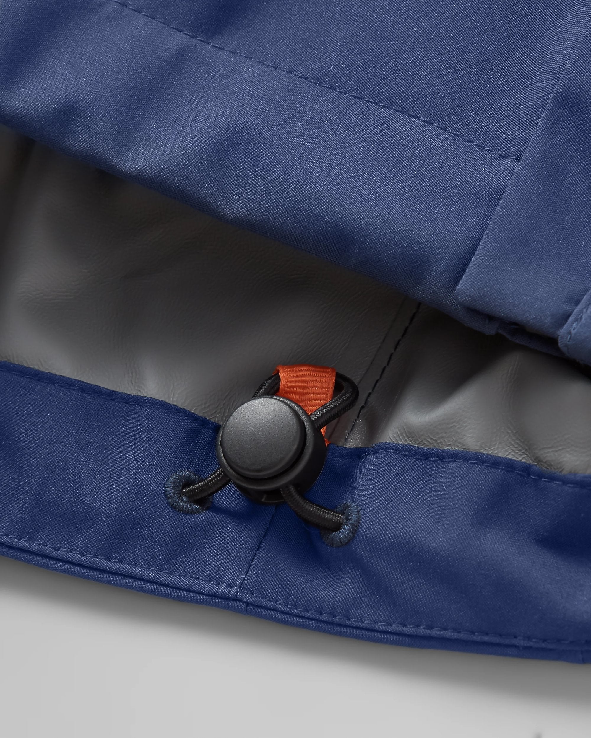 Downpour Recycled Waterproof Jacket - Rich Navy - Flatlay