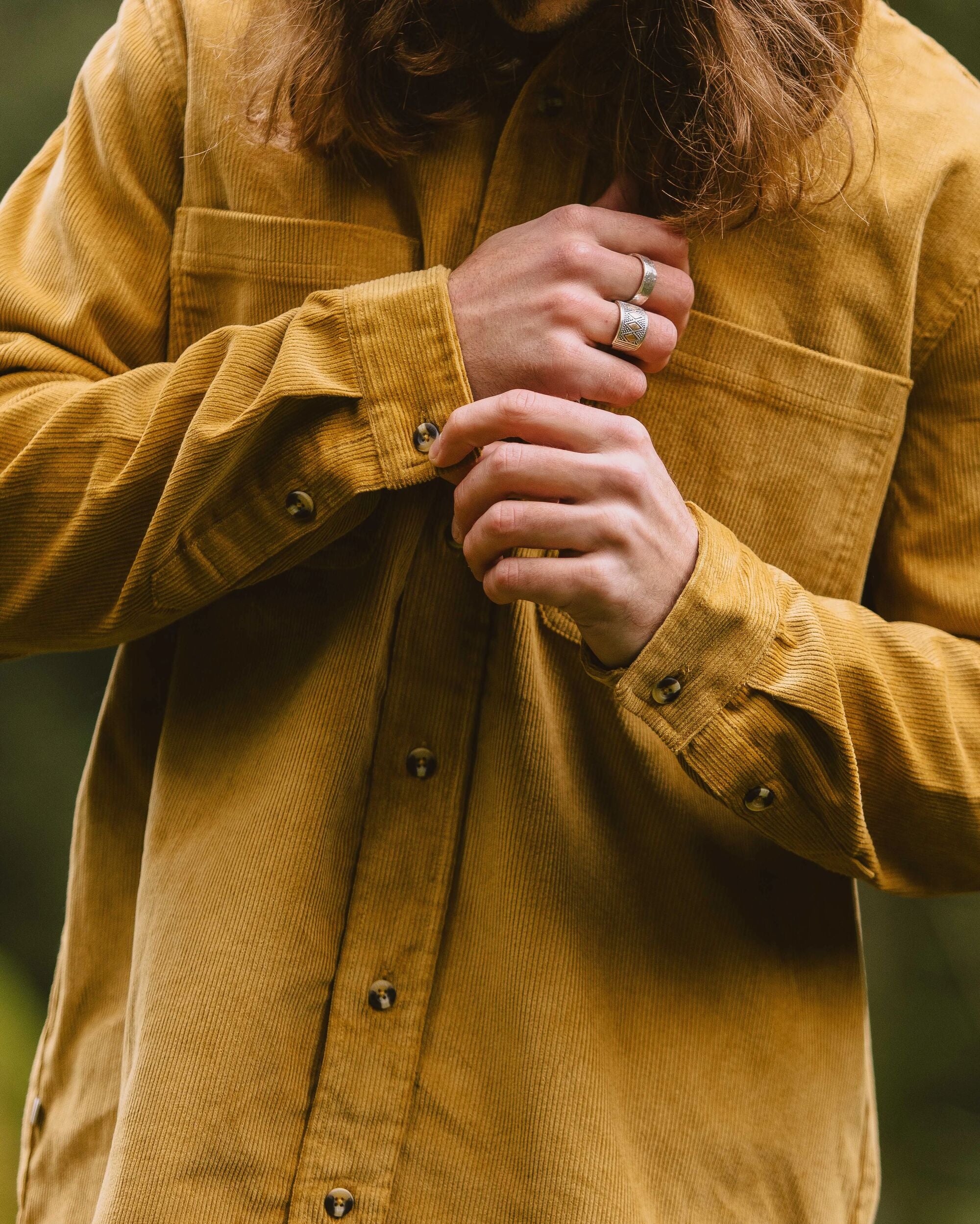 Backcountry Cord Shirt - Mustard Gold - Lifestyle