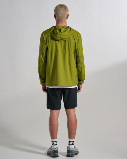 Gusto Windshell Anorak - Tea Green - Studio Model