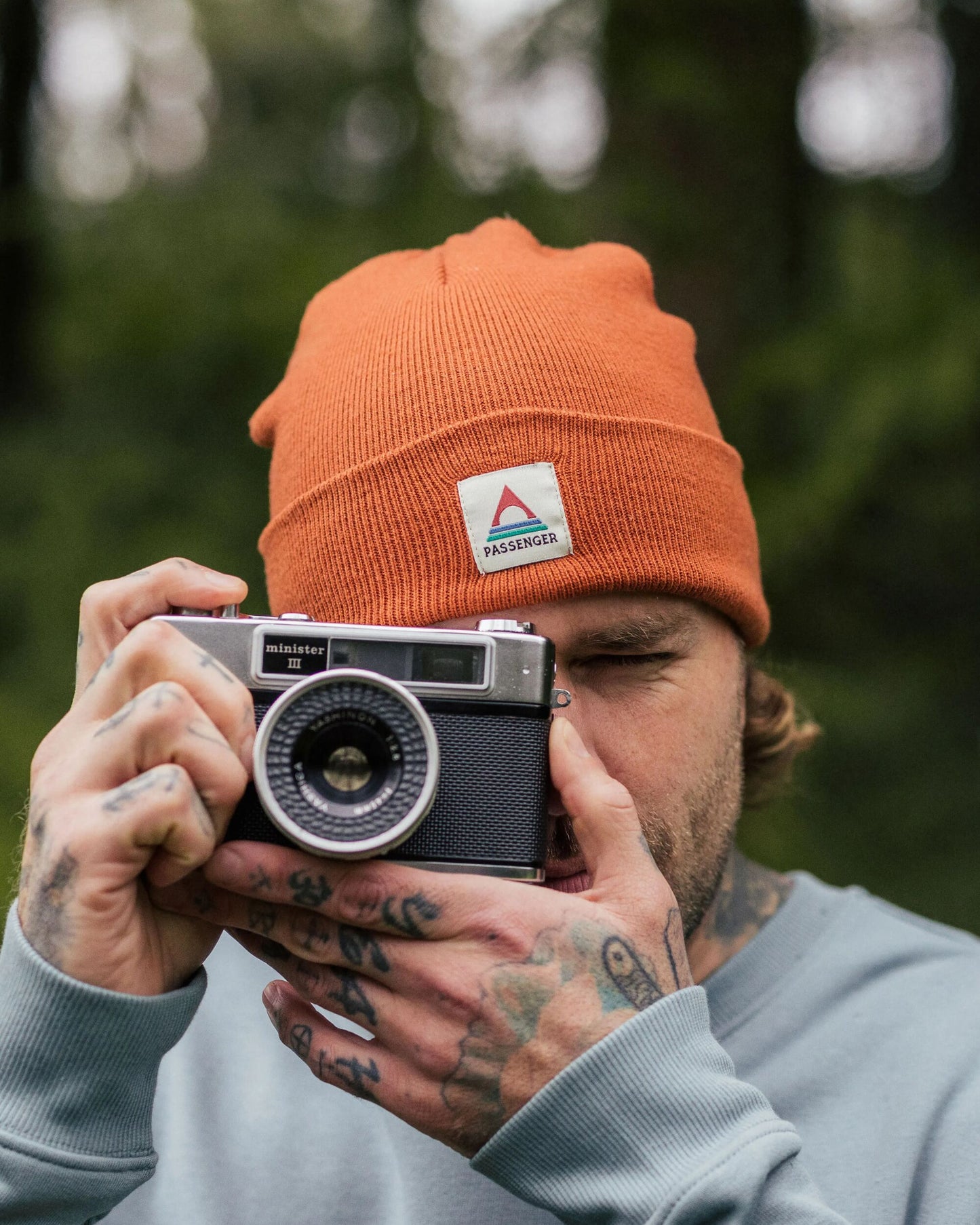 Male_Core Recycled Low-Top Beanie - Burnt Orange