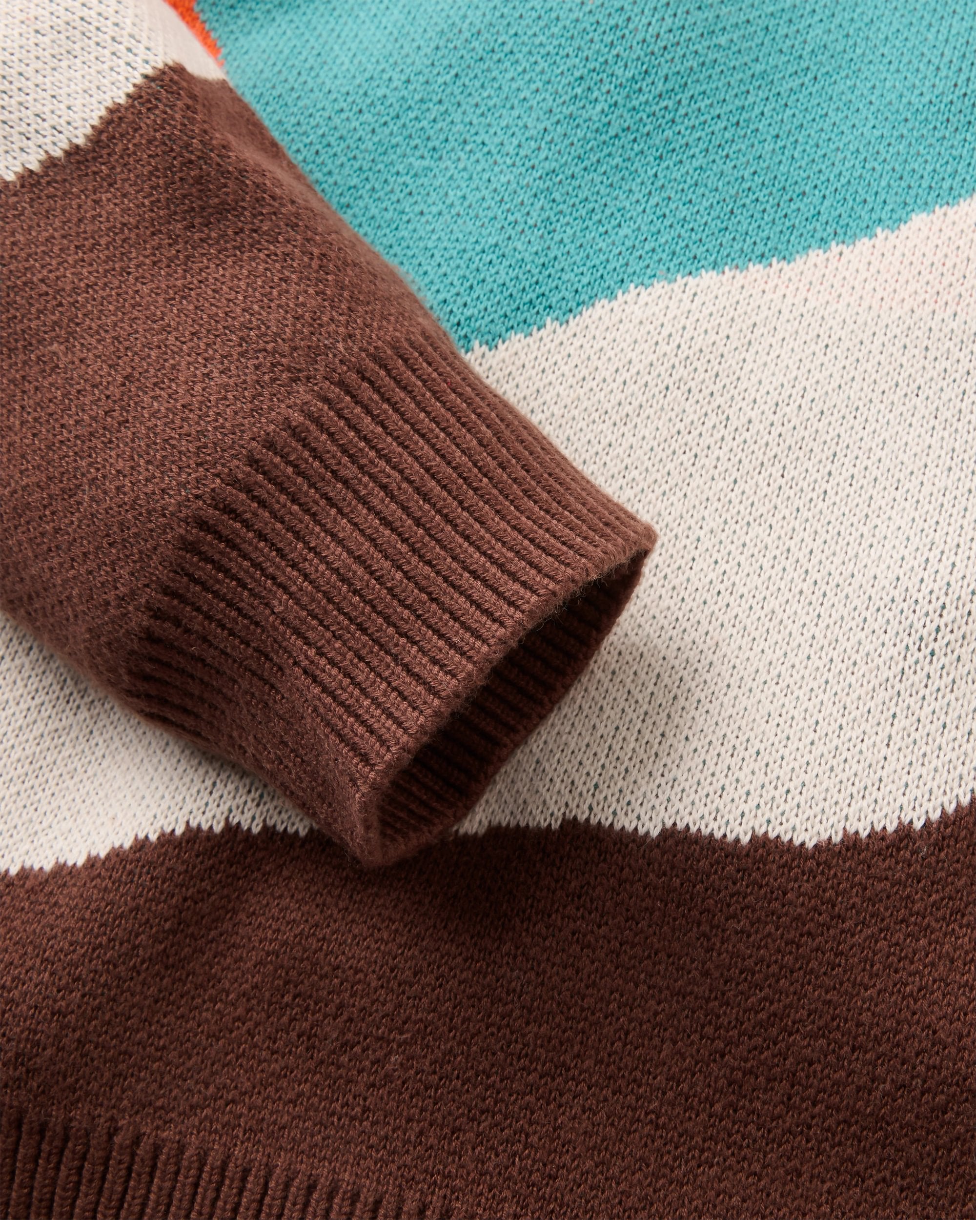 Scenic Knitted Jumper - Scenic Chestnut - Flatlay