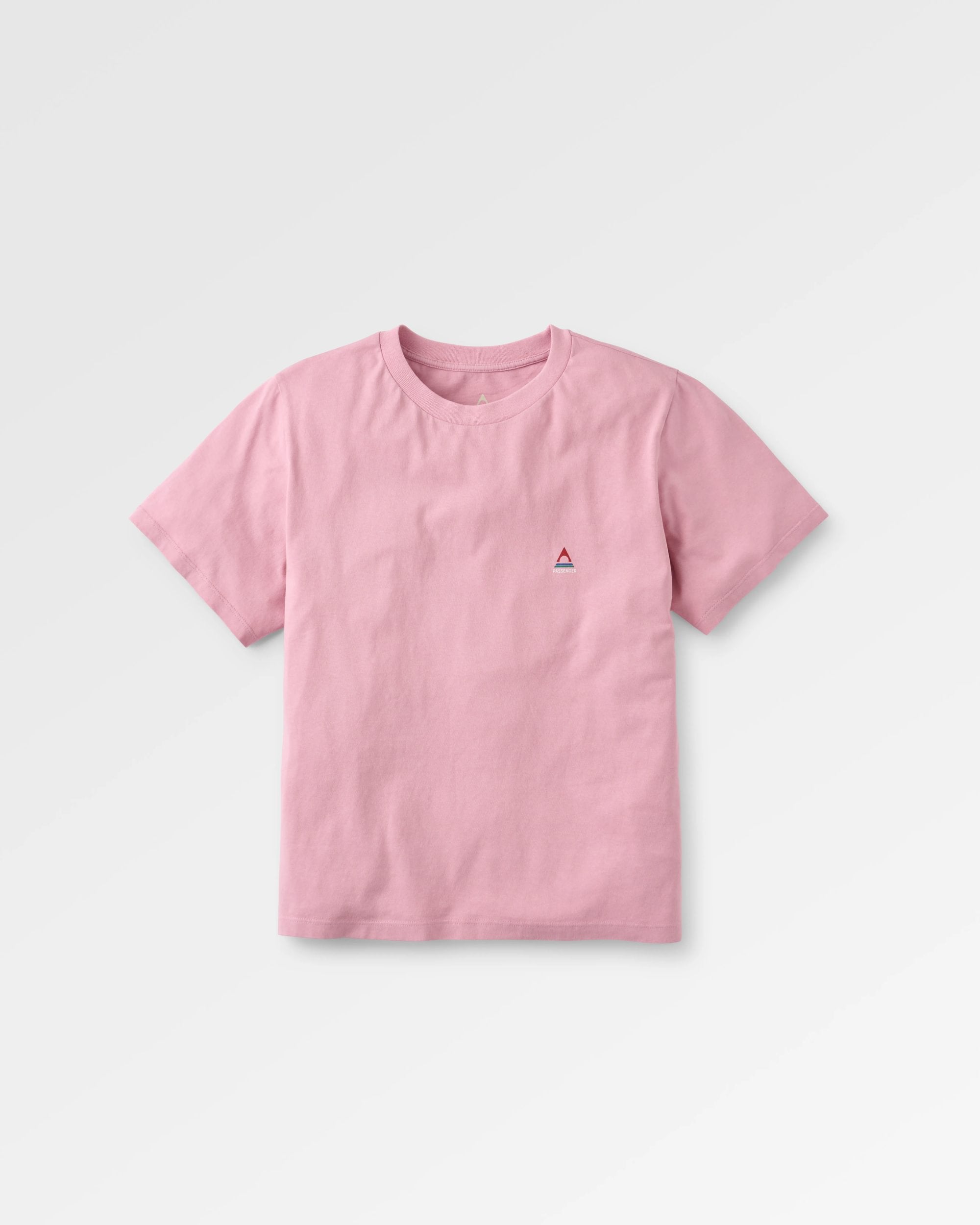 Classic Recycled Cotton T-Shirt - Pink Haze - Flatlay