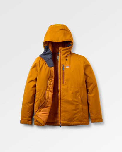 Elevate Insulated Waterproof Jacket - Retro Orange - Flatlay