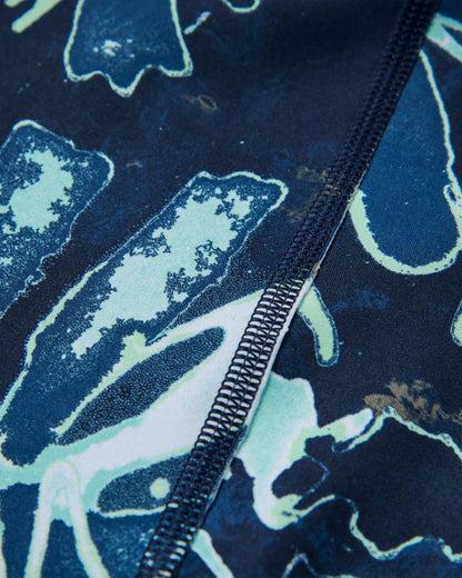 Mantra Recycled Active Leggings - Frost Ice Blue - Flatlay